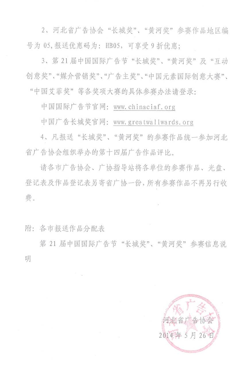 市广协关于征集长城奖、黄河奖的有关通知