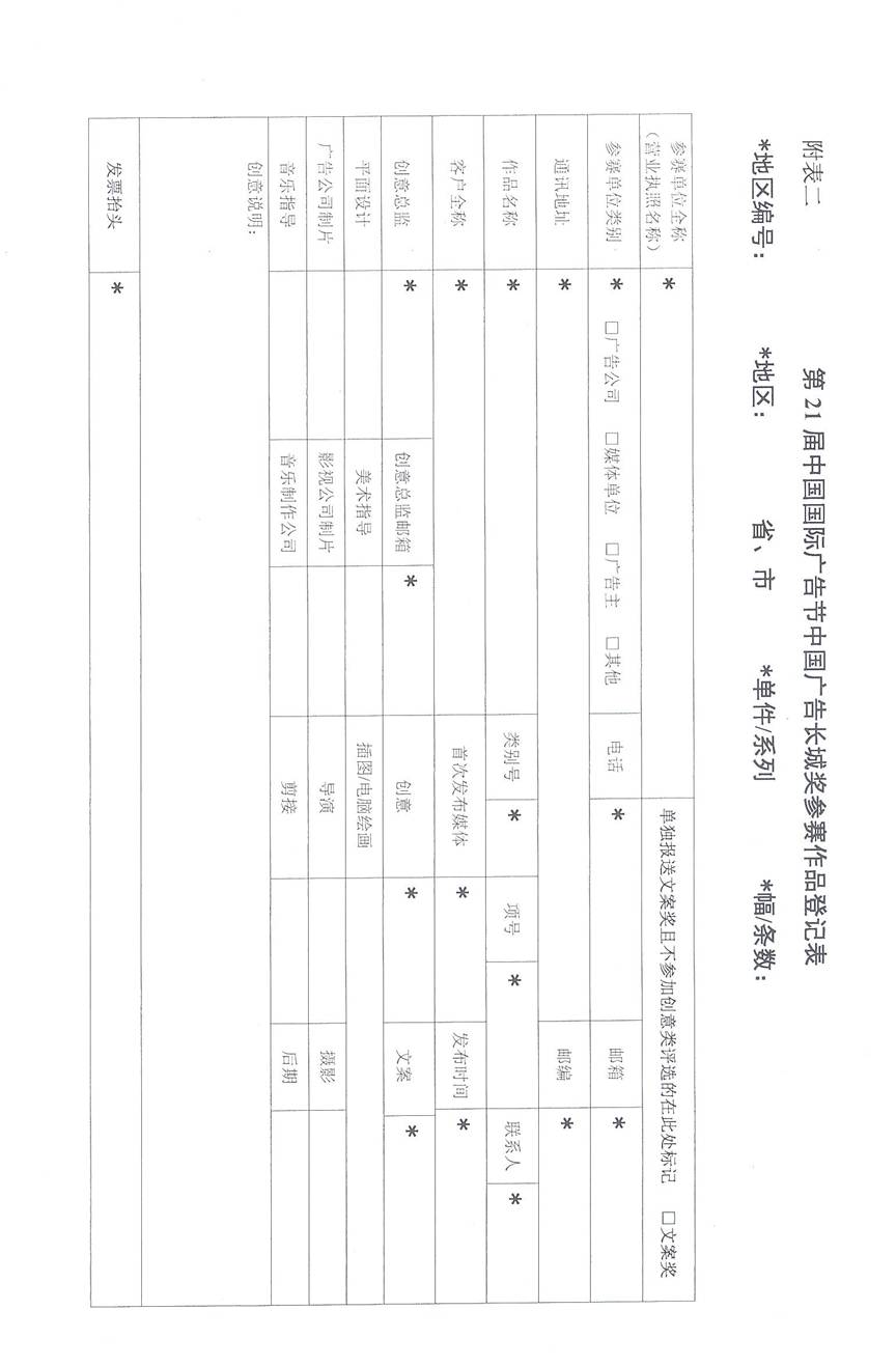 市广协关于征集长城奖、黄河奖的有关通知